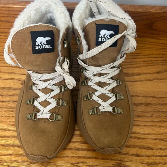 Sorel Out N About Women Size 7.5 NL4434-224 Brown Boot Hiking - Picture 4 of 8